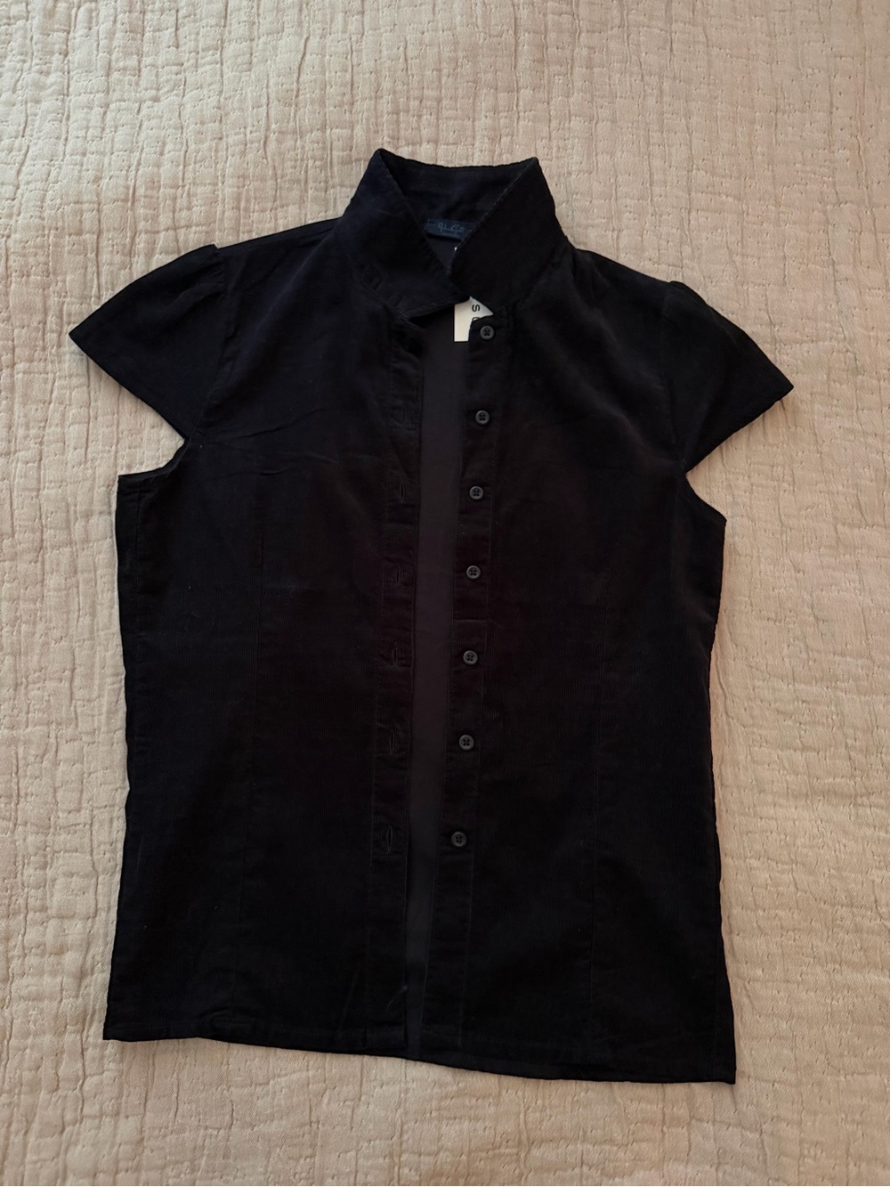 John Galt velvet button up